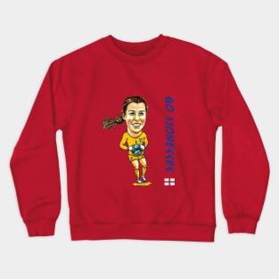 Mary Earps - England goalkeeper caricature Crewneck Sweatshirt